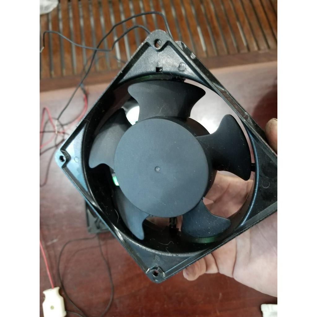 Quạt hút thổi - Fan 12cm 220v khung bằng kim loại, quay mạnh
