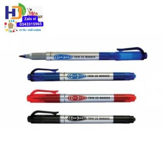 Bút lông dầu 2 đầu nhỏ pm 04
