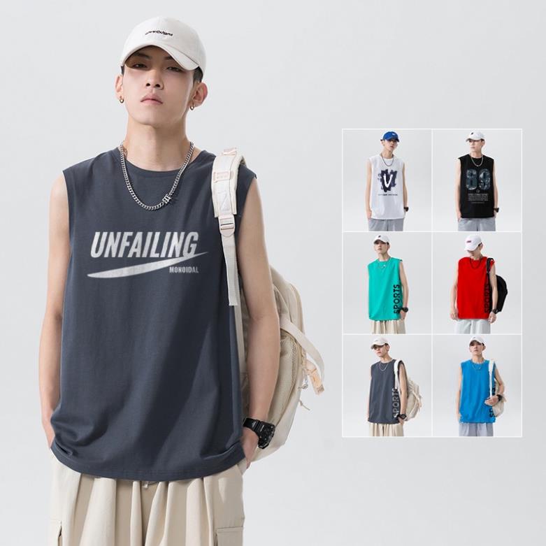 Áo ba lỗ nam nữ Unisex TINOFUN Áo thun nam 3 lỗ chất vải thun co giãn đẹp 10 màu !