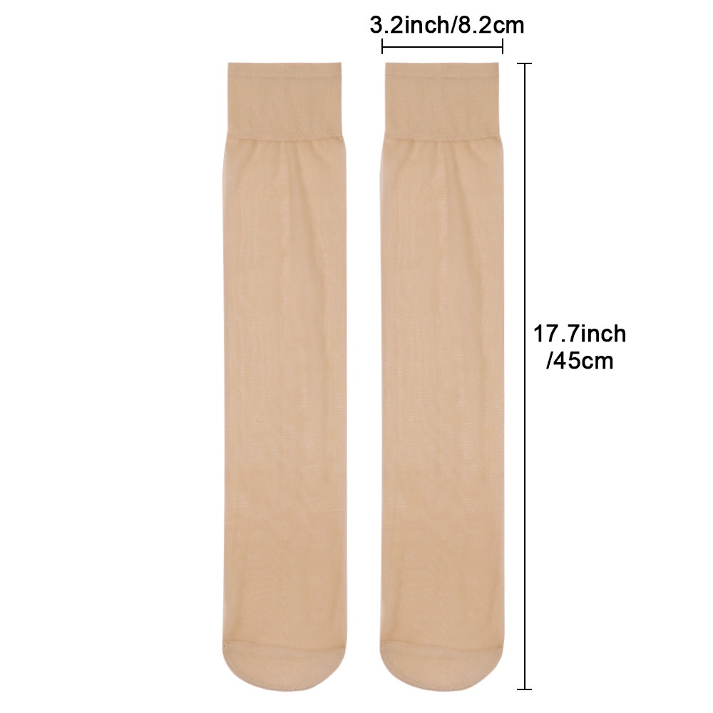 Vớ dài đến đầu gối co giãn xuyên thấu thời trang quyến rũ chất lượng cao cho bạn gái