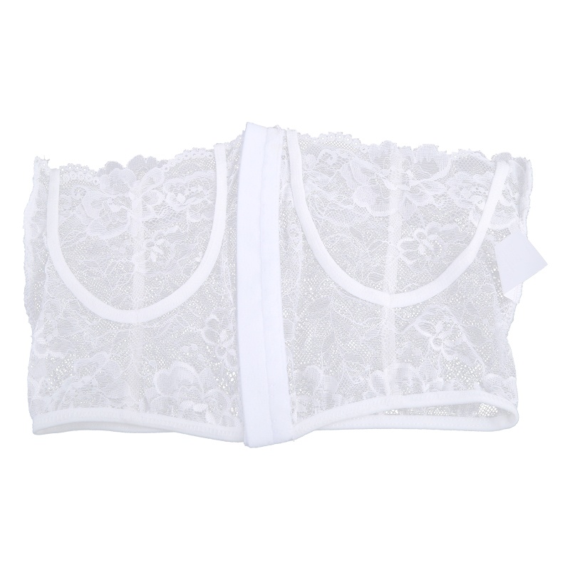 Áo Lót Ren Hoa Xuyên Thấu Không Dây Hở Lưng Gợi Cảm Cho Nữ