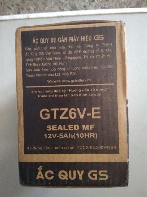 Ắc quy yamaha grande/ ắc quy noza chính hãng GS theo xe