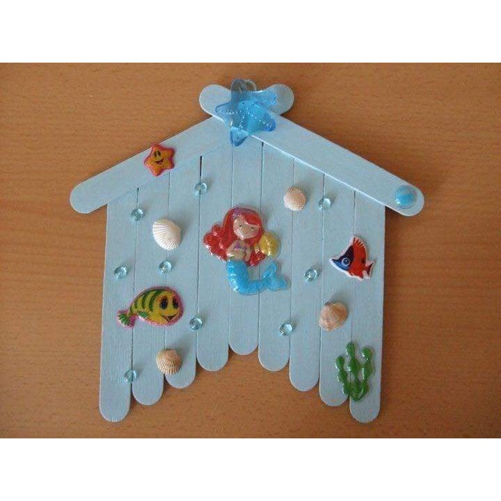 Que kem màu  - Que đè lưỡi - 15x2 cm