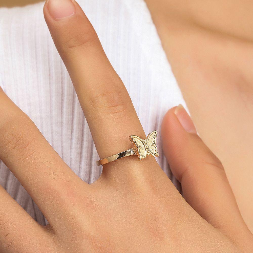 Nhẫn Hở Hình Hoa Cúc Đơn Giản Thời Trang Cho Nữ