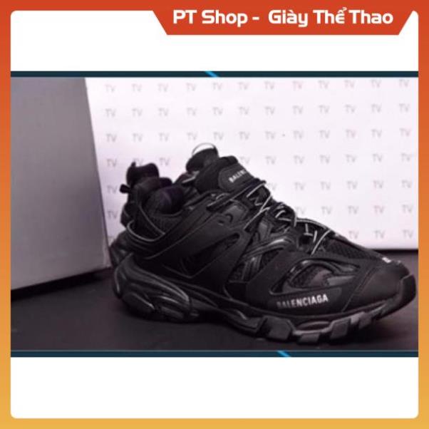 [FreeShip+ Hàng Cao Cấp] Giày thể thao Balen track 3.0 đen, Giày thể thao nam nữ Full phụ kiện Sneaker