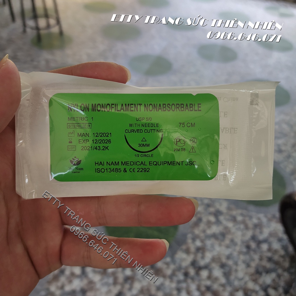 Dụng cụ găm bi tại nhà, kim chỉ, kẹp kéo, gây tê