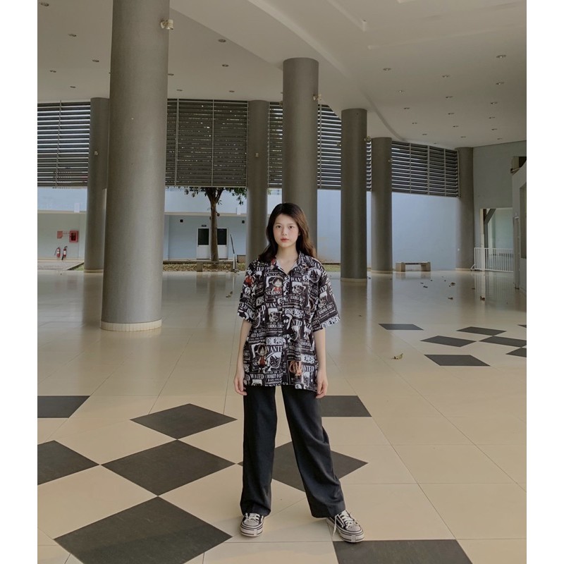 🍑 ÁO SƠ MI HẢI TẶC ONE PIECE 🌿 ÁO SƠ MI TAY LỠ | BigBuy360 - bigbuy360.vn