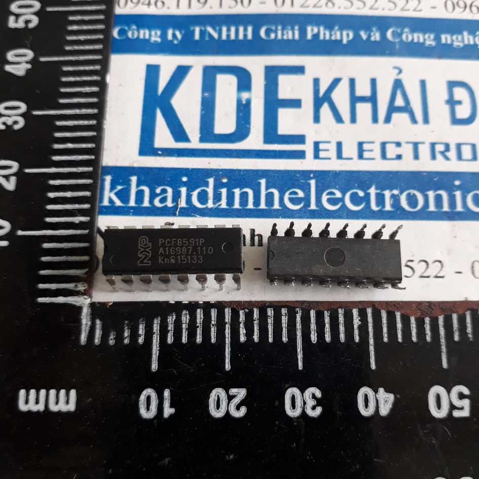 1 con PCF8591P PCF8591 8591 DIP-16 IC chuyển đổi A/D và D/A 8 bit kde3048