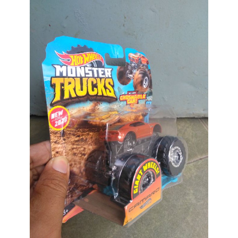 xe Hotwheels Monster Jam Camaro Cam , hàng siêu hiếm