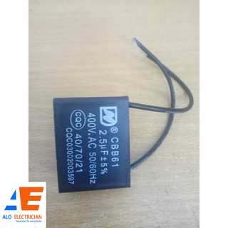 Tụ quạt điện 2.5MF 400V chất lượng