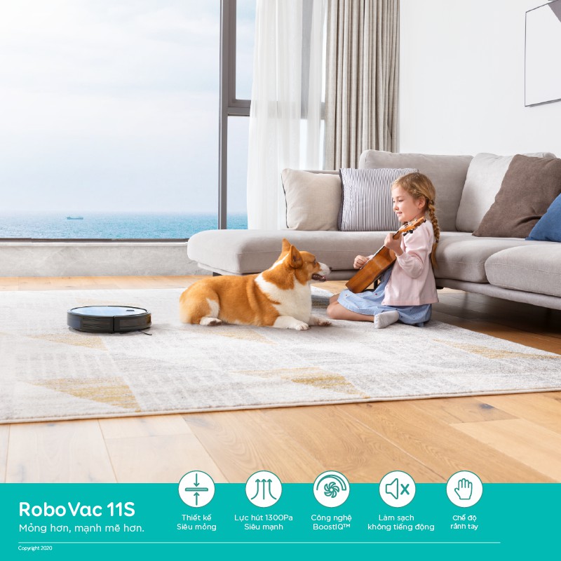 [Mã ELHA22 giảm 6% đơn 300K] Máy Hút Bụi Eufy RoboVac 11S - T2108