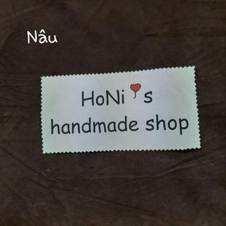 Vải nỉ thô mỏng may trang trí, túi