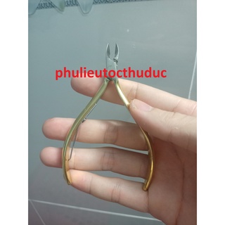 Kềm cắt da tay Vàng Vuông TỐT chuyên dùng cho tiêm chuyên nghiệp, mũi kềm nhọn