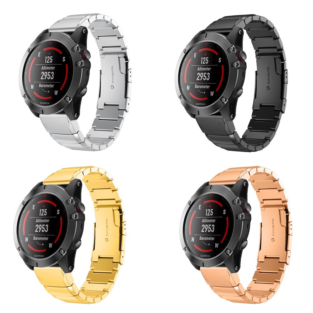 Dây đeo bằng thép không gỉ dành cho đồng hồ thông minh Garmin Fenix 3/5X