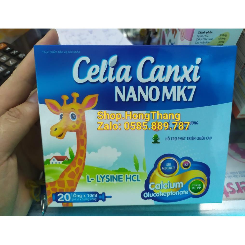 Celia Canxi Nano Mk7 phát triển chiều cao, kích thích ăn ngon, cho xương chắc khoẻ chống còi xương, loãng xương