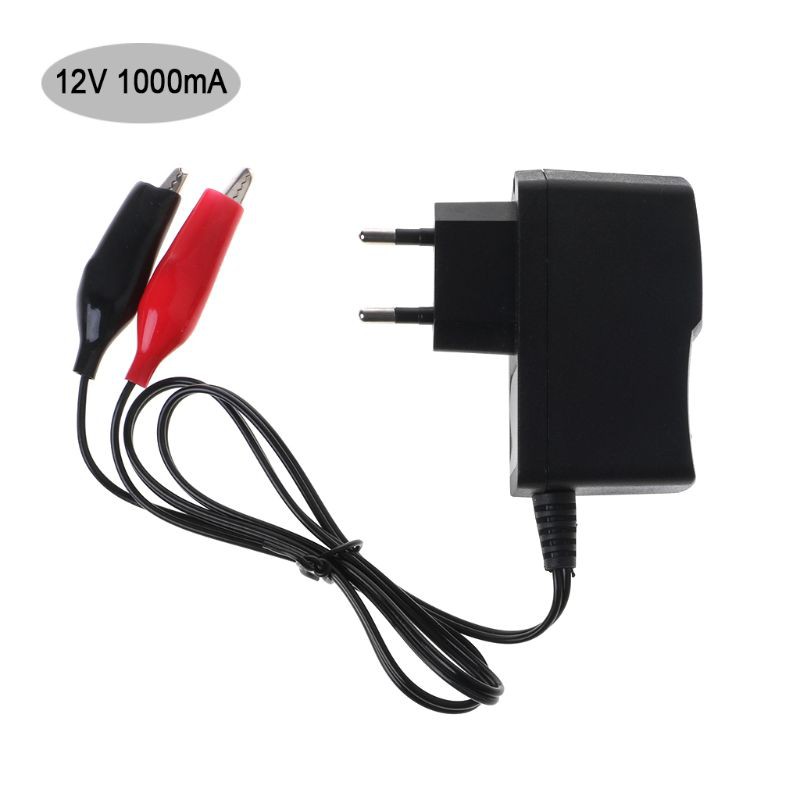 Battery Charger 12V 1200mA Auto Car Motorcycle Truck ATV Smart Compact
