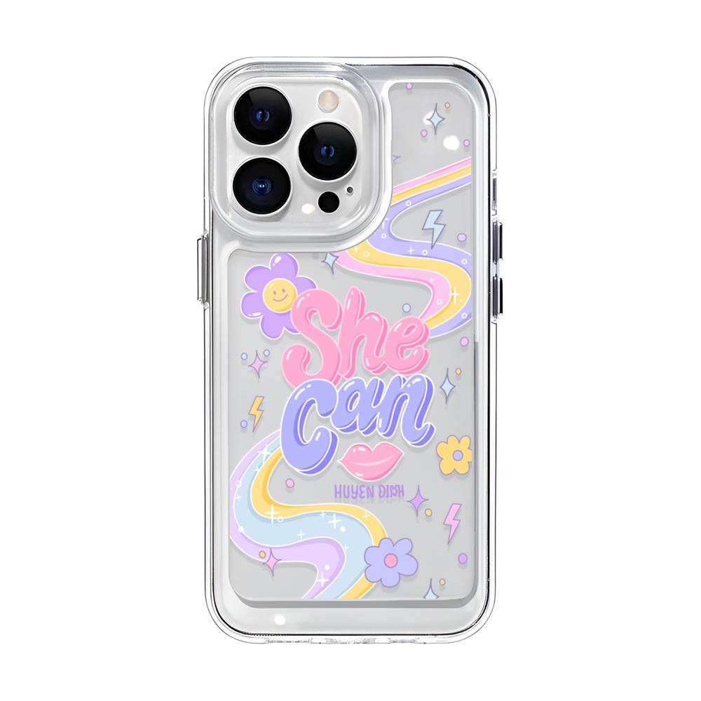 Ốp Lưng HọA TiếT Chữ NhiềU MàU SắC Cho iphone 14 Plus 11 13promax 12 7Plus X XS Max