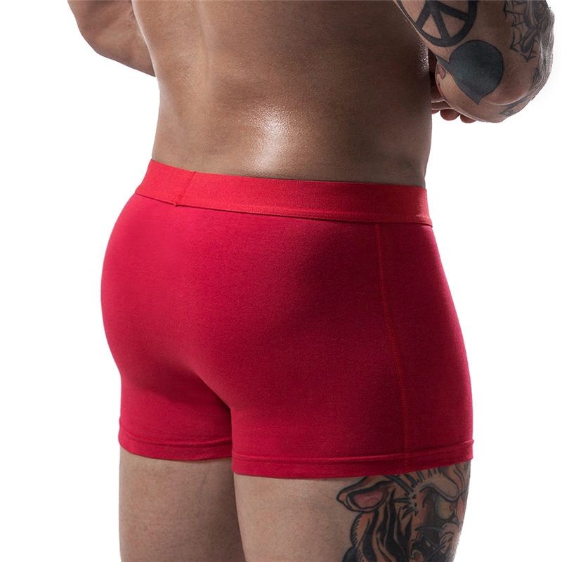 Quần Lót Boxer Vải Cotton Thoáng Khí Cho Nam