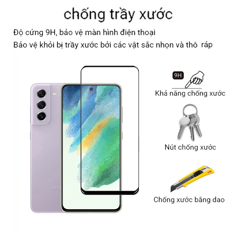 Kính Cường Lực Bảo Vệ camera Cho Samsung S21 FE 5G / S21 / S20 Ultra Plus / S20