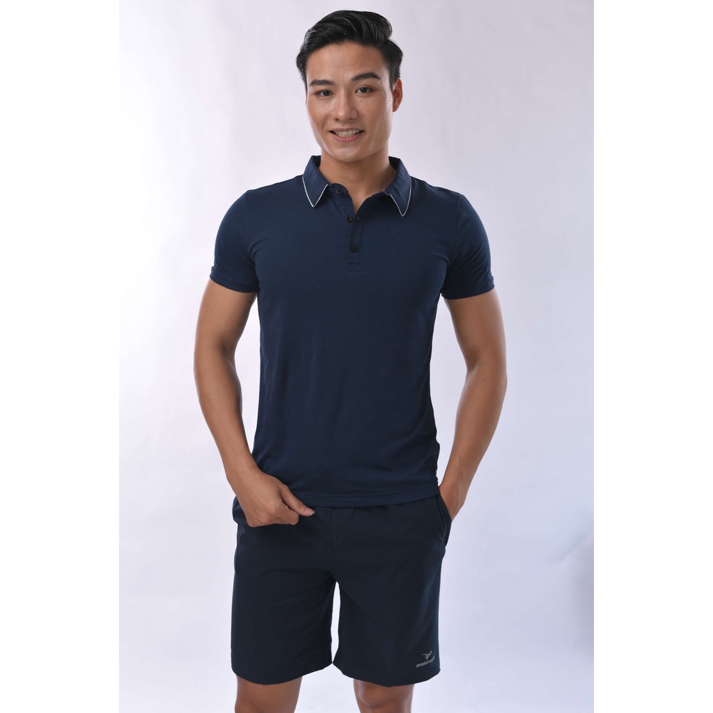 Áo Polo Nam Chất Cotton Phối Lá Cổ Cách Điệu  ACT285