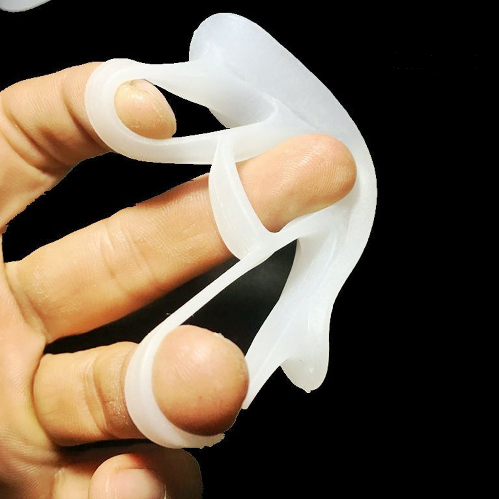 [Hàng mới về] Cặp dụng cụ tách chỉnh thẳng ngón chân 3 lỗ hỗ trợ chứng vẹo ngón chân cái chăm sóc bàn chân