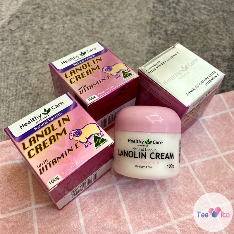 Kem dưỡng Lanolin nhau thai cừu và Vitamin E của Úc