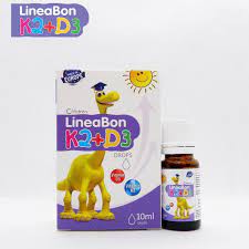 Vitamin Lineabon K2, D3 hỗ trợ hấp thu canxi chai 10ml