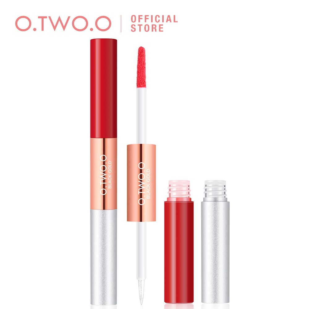 Son Môi Lì O.TWO.O 2 Trong 1 Dưỡng Ẩm Mịn Như Nhung Lên Màu Lâu Trôi 6 Màu Lựa Chọn 20g | BigBuy360 - bigbuy360.vn