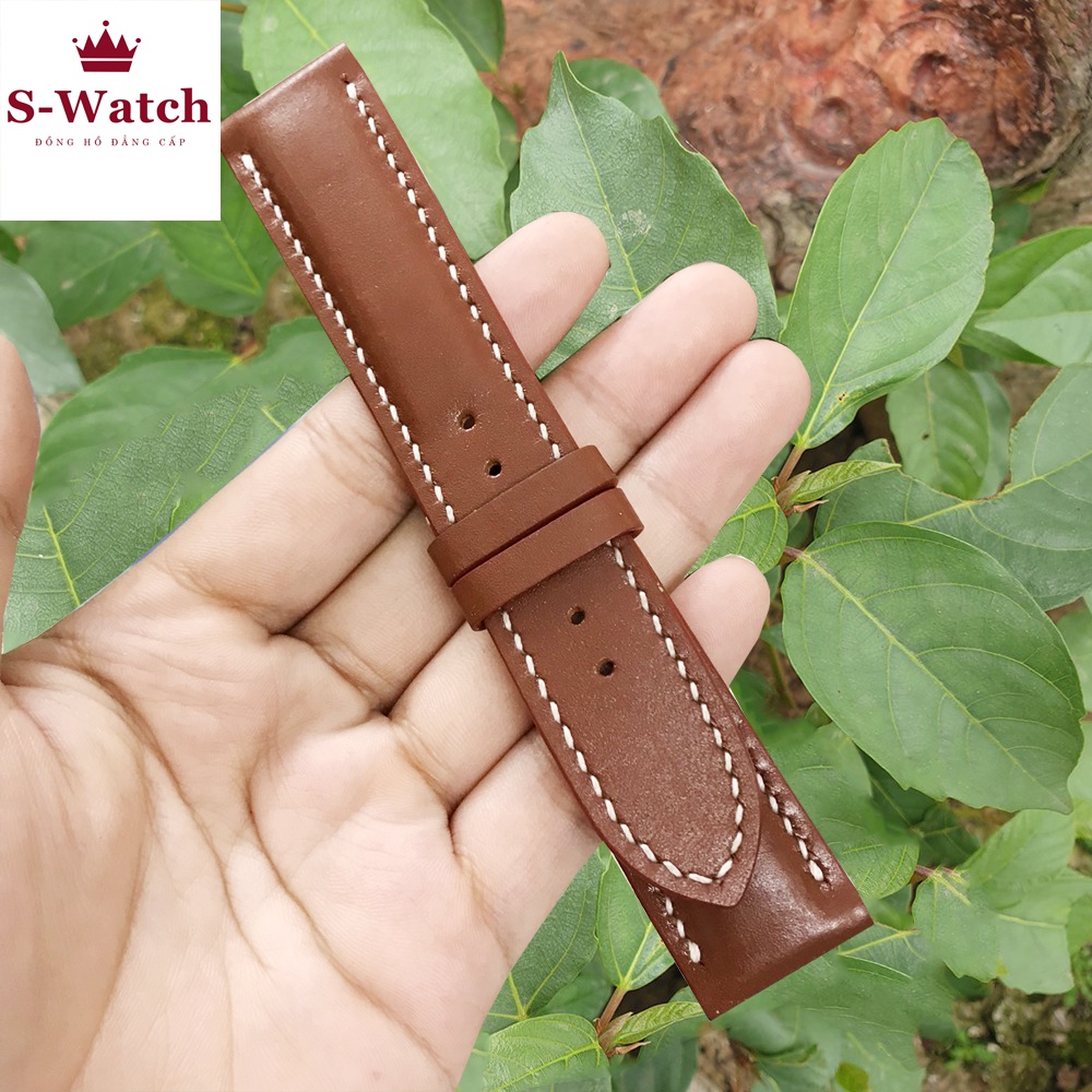 [ Rẻ Nhất ]Dây đồng hồ da bò cao cấp dành cho nam
