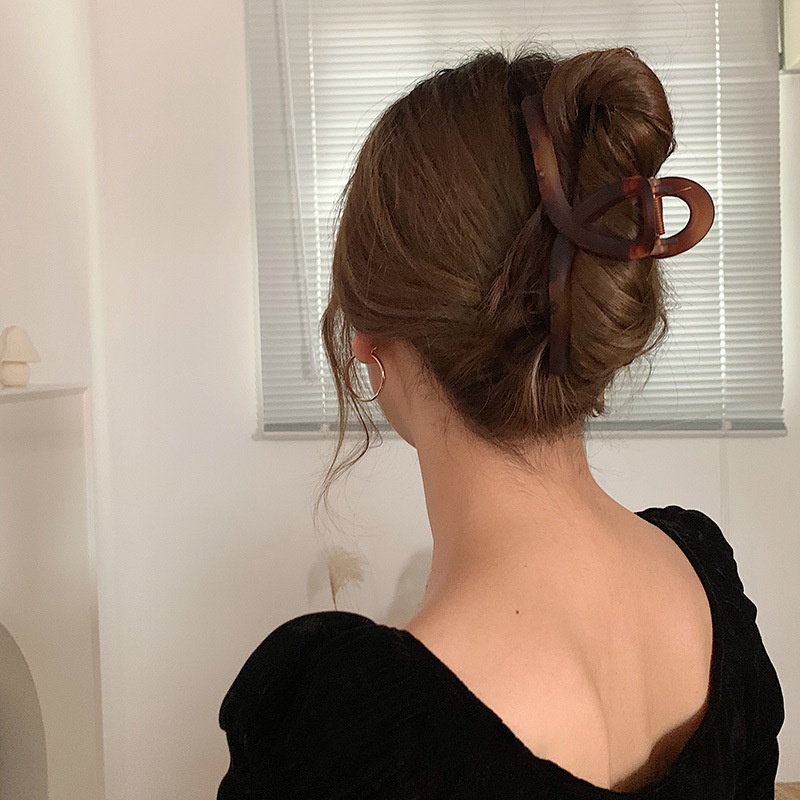 Kẹp Tóc Màu Nhám Đơn Giản Thời Trang Hàn Quốc Cho Nữ