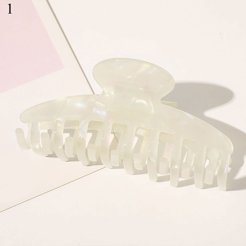 Kẹp tóc bằng nhựa Acrylic hoạ tiết da báo