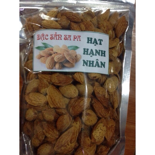 Hạnh nhân rang bơ (500g) hạt tròn