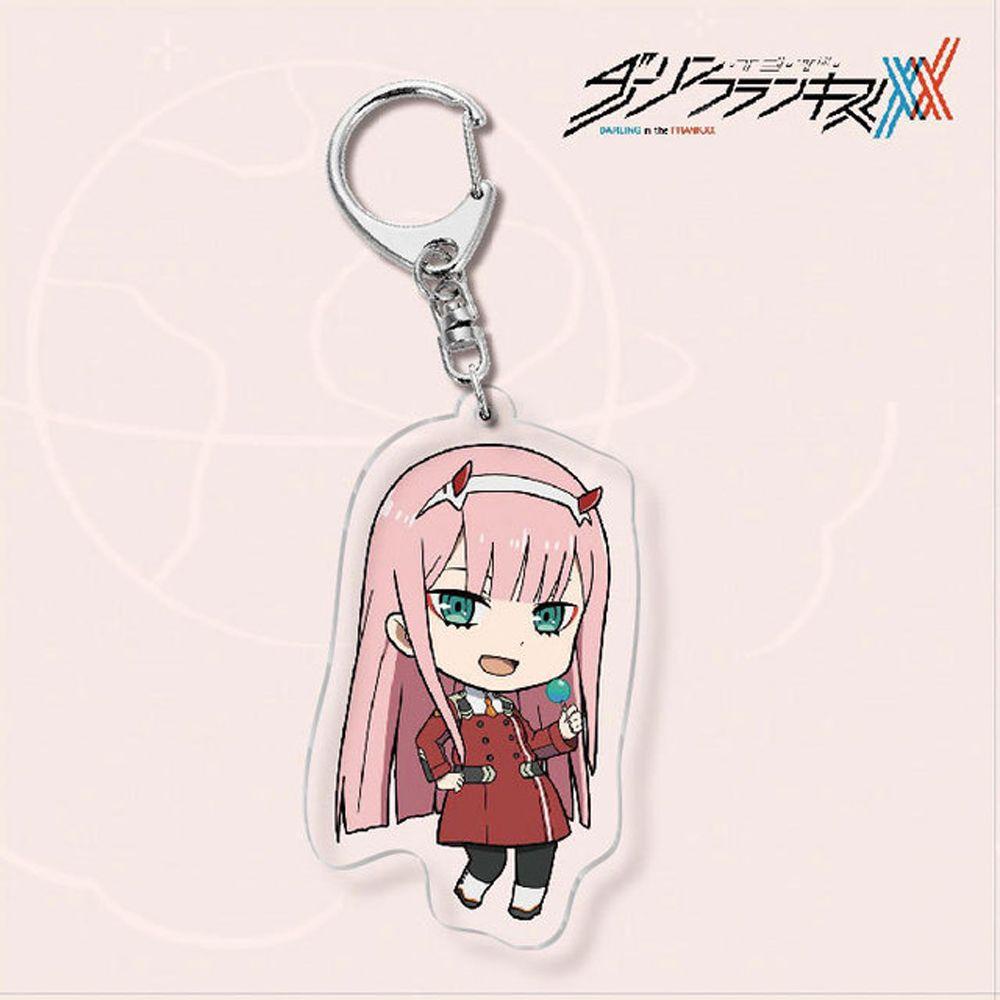 Móc Khóa Acrylic Hình Nhân Vật Hoạt Hình Anime Daring In The FRANXX Dễ Thương