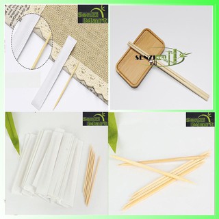 [Siêu Rẻ] Tăm tre 2 đầu nhọn hàng xuất khẩu