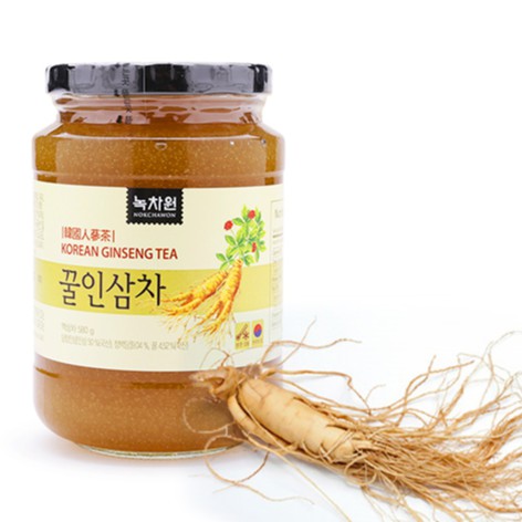 Trà Nhân Sâm Mật Ong Nokchawon - Korean Ginseng Tea 580g (Date 2022)