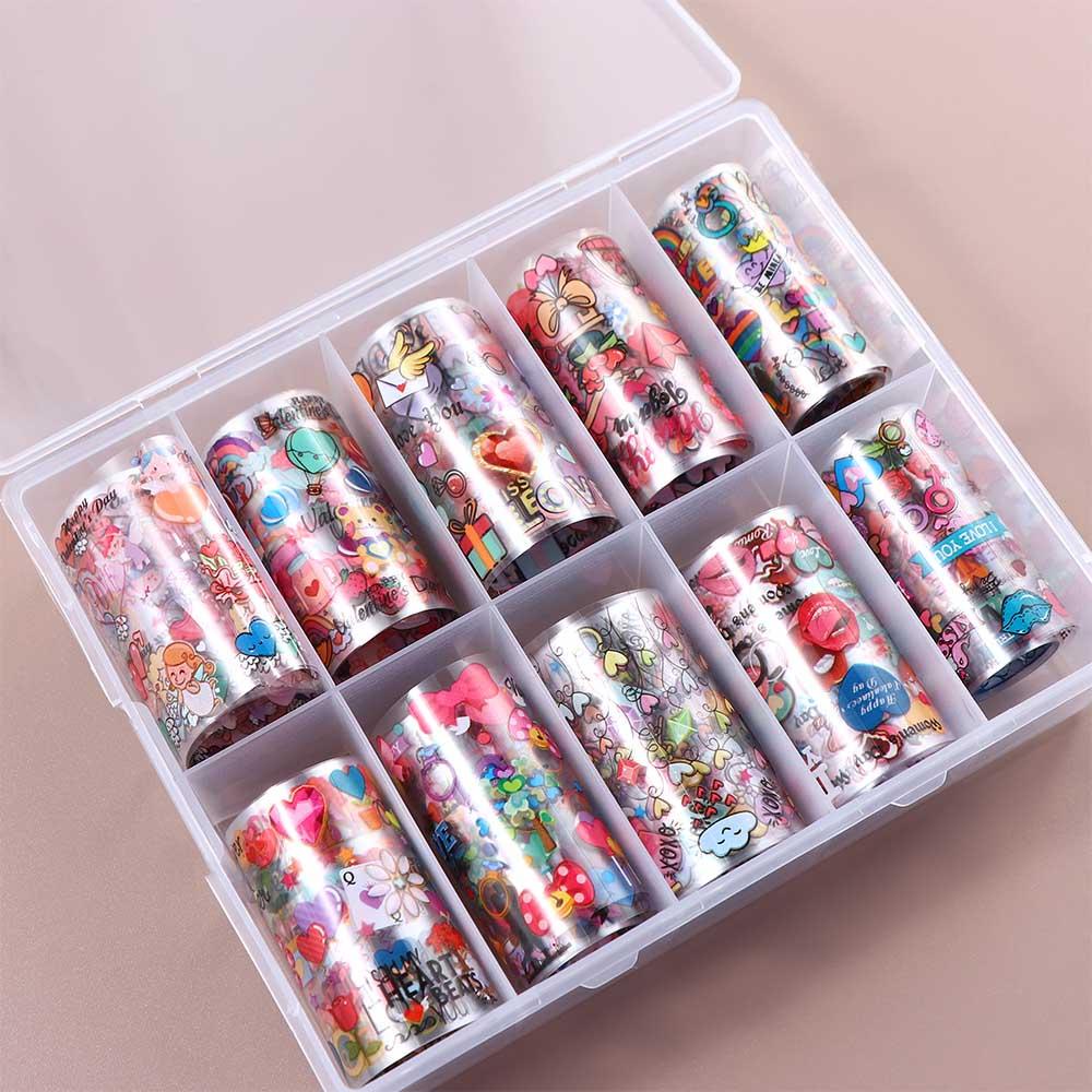 Nhãn Dán Trang Trí Móng Tay Họa Tiết Đôi Môi Holographic DIY