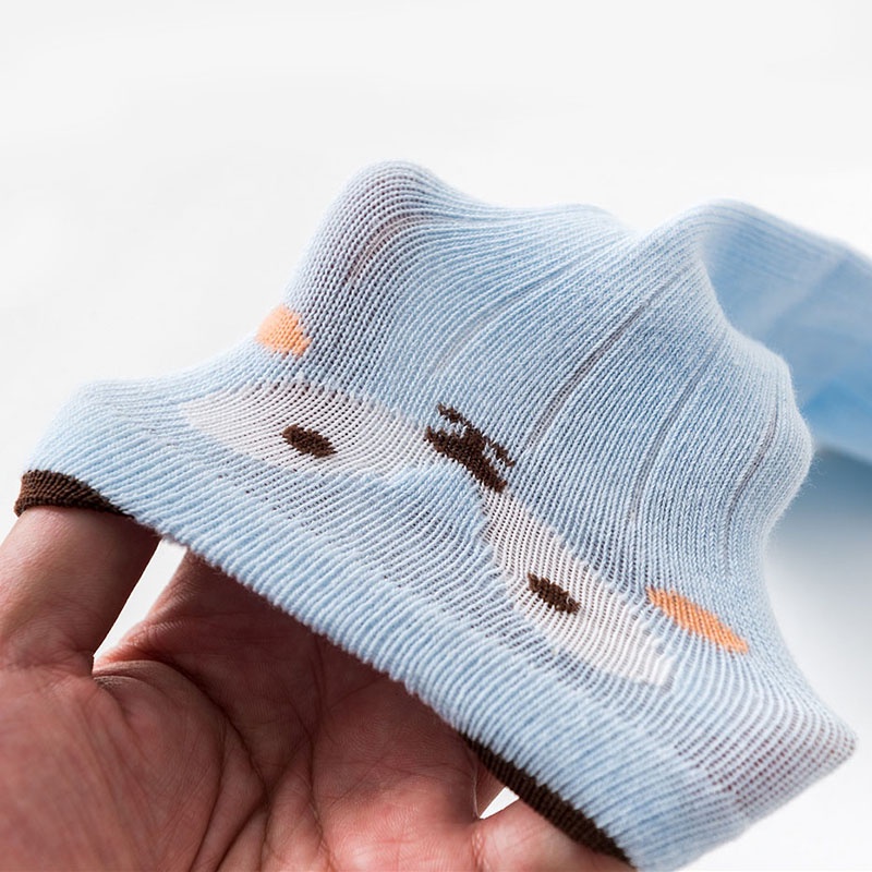 Vớ Cotton Mềm Mại Thoải Mái Thân Thiện Với Môi Trường In Họa Tiết Động Vật Dễ Thương Cho Bé Trai Và Gái