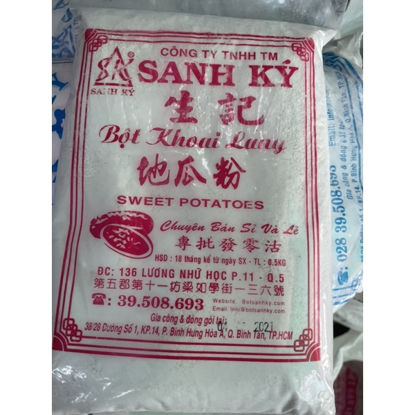 Bột khoai lang SANH KÝ -500GR