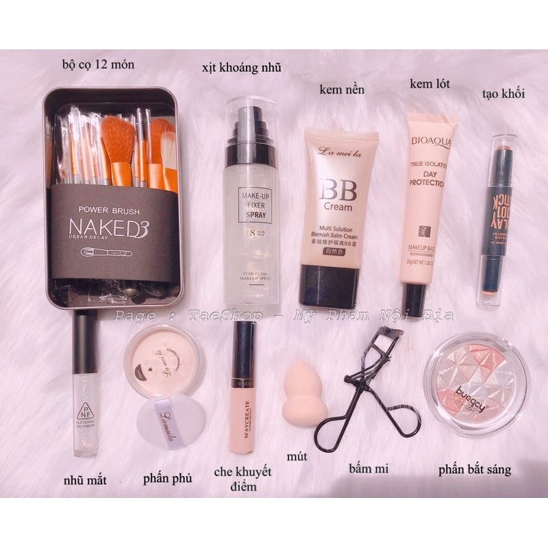 TRỌN BỘ MAKEUP 11 MÓN