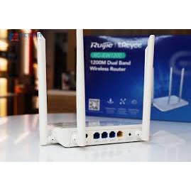 Bộ Phát WiFi Router Ruijie RG-EW1200 Băng Tần Kép Chuẩn AC1200Mbps