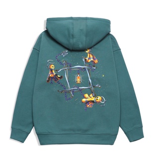 Áo hoodie 8yo teru teru bozu - midnight green