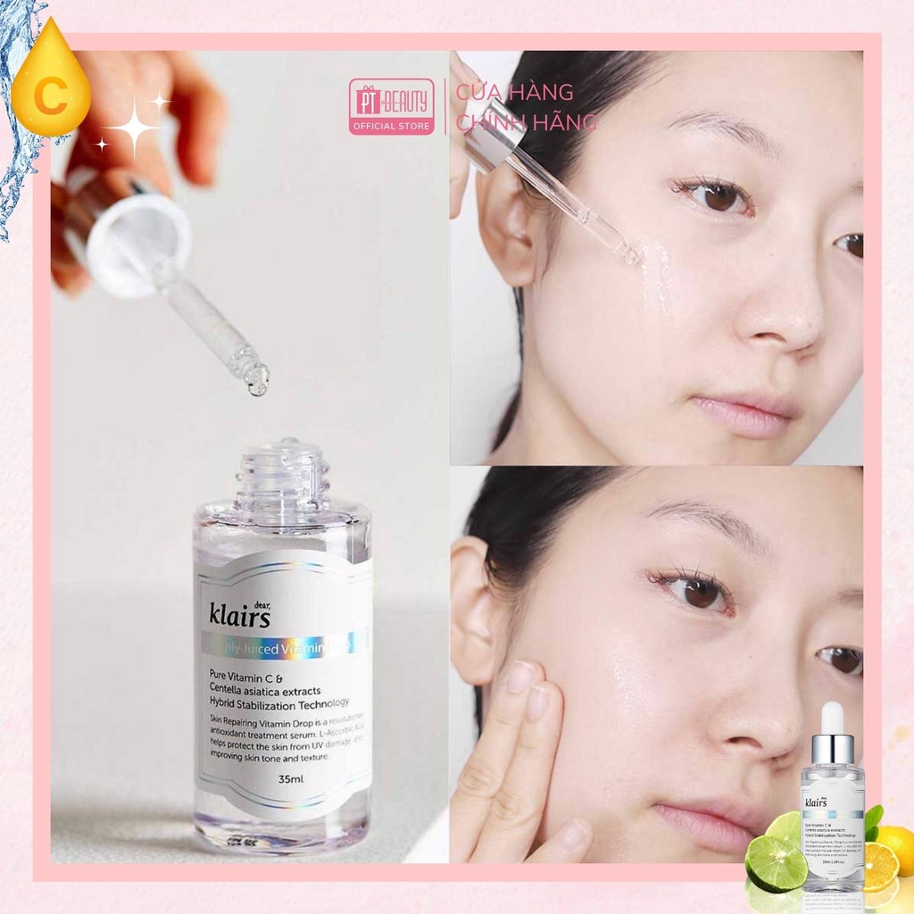 Serum Vitamin C Klairs Klairs Freshly Juiced Dưỡng Sáng Trẻ Hóa Da 35ml