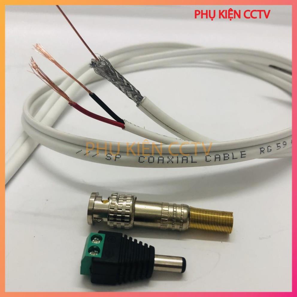 Cáp đồng trục liền nguồn SINO Cuộn 305m  chuyên dụng cho Camera
