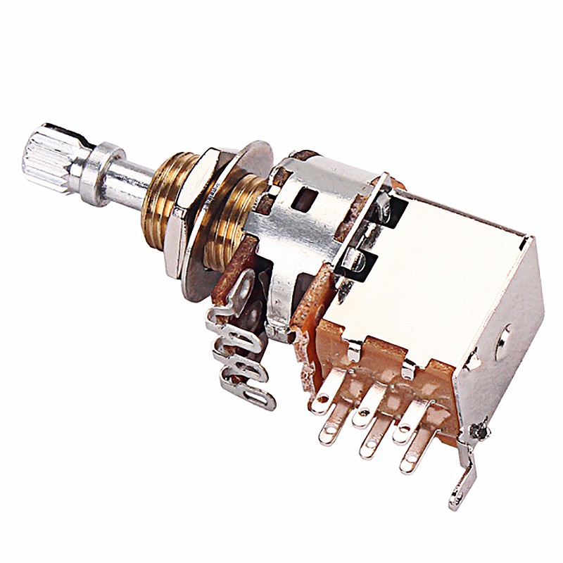 Chiết áp A500k kéo đẩy 25mm âm lượng đàn guitar