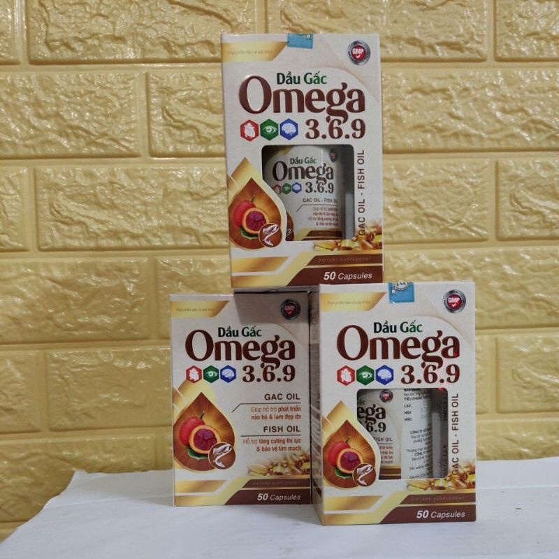 Dầu gấc Omega 3-6-9 phát triển não bộ bảo vệ tìm mạch làm đẹp da
