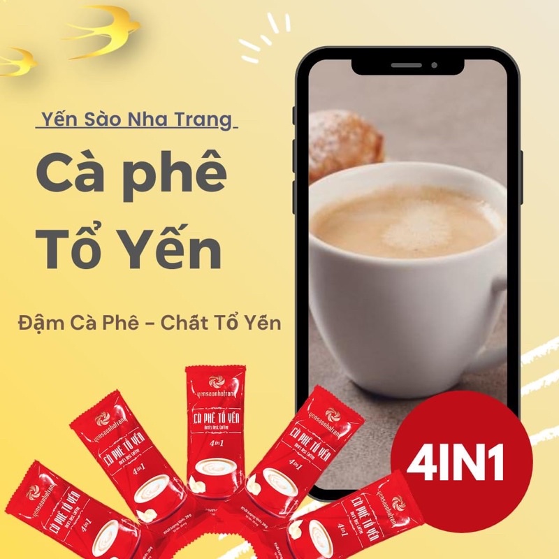 CaFe 4in1(caffe tổ yến)Mua 3hop tặng 1 bình nước | BigBuy360 - bigbuy360.vn