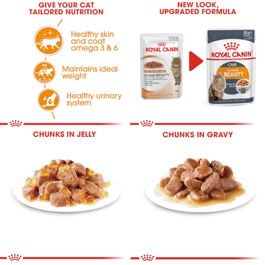 Pate Royal Canin Intense Beauty cho mèo (Đẹp da và lông) 85g
