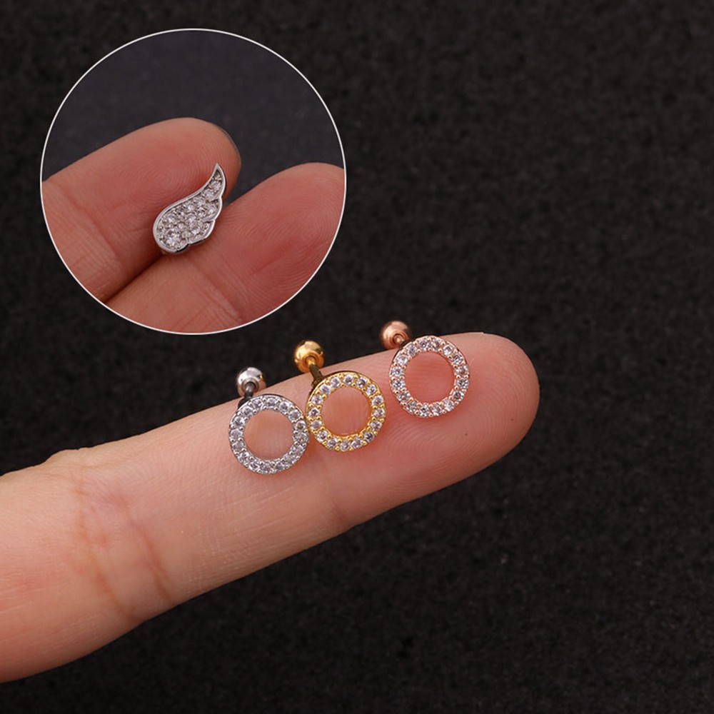 Khuyên Xỏ Sụn Tai Thời Trang|Khuyên Tai Kiểu Dàn Giáo Helix 28 Phong Cách Gợi Cảm