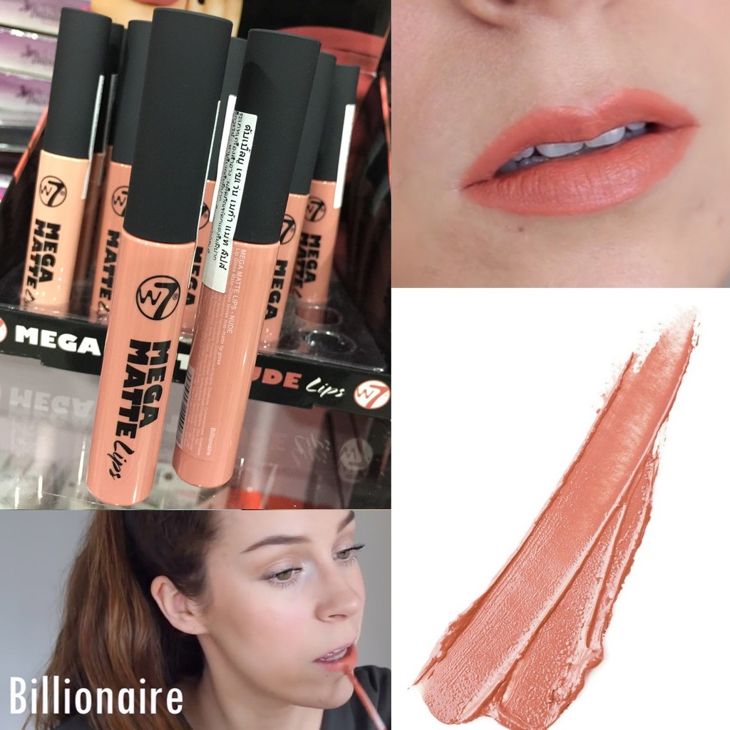 SON KEM LÌ MÀU NUDE W7 MEGA MATTE LIPS