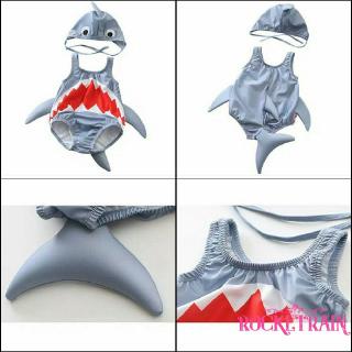 Set đồ bơi hình cá mập dễ thương cho bé